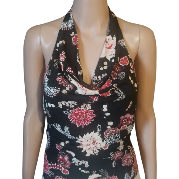 Vintage A.Byer Floral Halter Top - Picture 2 of 8